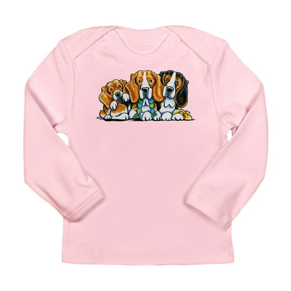CafePress - 3 Beagles Long Sleeve T Shirt - Long Sleeve Infant T-Shirt