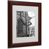 Matted art under acrylic in a wood frame