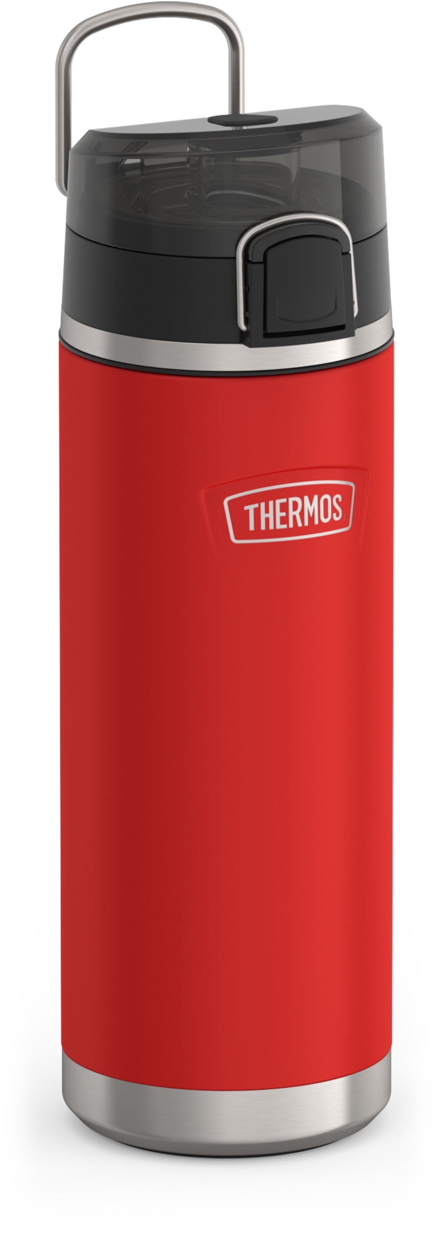Thermos ICON Series Stainless Steel Vacuum Insulated Water Bottle w/ Spout, Crimson, 24oz