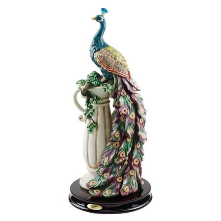 - Design Toscano The Peacock's Sanctuary Sculpture