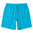 thumbnail image 7 of JTieacloth Men's Casual Shorts, Elastic Waist Men Swim Trunks Lightweight Comfort Summer Beach Wear(Blue), 7 of 7
