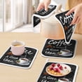 thumbnail image 5 of Black Coffee Vintage Pot Holders for Kitchen Heatproof Potholder, 4 Pack Farmhouse Coffee Cup Bean Hot Pads Multipurpose Oven Pads Cloth Potholders Trivet for Cooking and Baking, 5 of 8