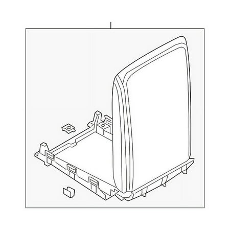 Genuine OE Audi Armrest - 4N0-864-206-M-22A