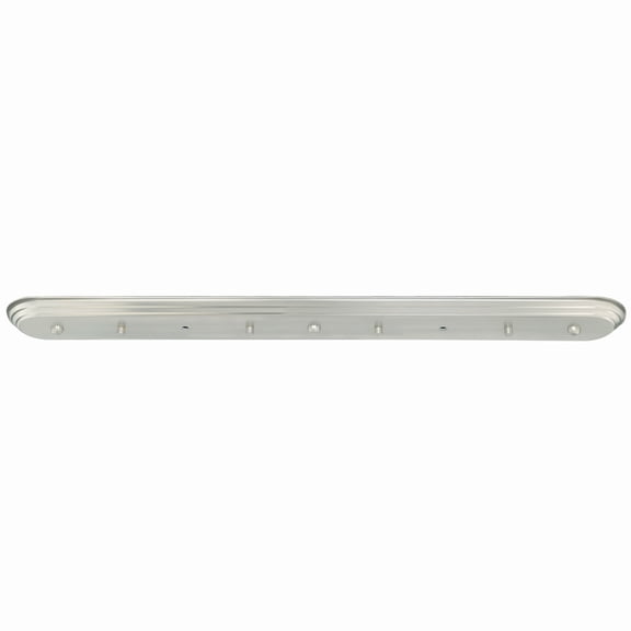 Vaxcel 36 inch Nickel Canopy Kit Hang Up to 5 Mini Pendant Lights