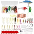 thumbnail image 1 of HLONK Kit de Leurres de Pêche Leurres Durs Ensemble d'Appâts Métalliques Réalistes 3D 302 Pcs, 1 of 8