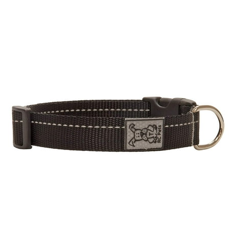 Adjustable Dog Clip Collar - 3/4 Inch Primary Collection Adjustable Dog Collar, Small, Burgundy, The fully adjustable clip collar is made from soft quality webbing with a nickel plated D ring. By RC Pet Products