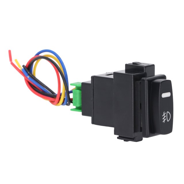 Interrupteur de Feux de Brouillard, Interrupteurs à Bouton-Poussoir Faisceau de Câblage Protection IP67 Résistant à la Chaleur pour VRs