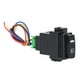thumbnail image 1 of Interruptor pulsador Interruptor de luz antiniebla resistente a la corrosión con acabado pulido de 12V para automóvil Amonsee No, 1 of 1