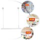 thumbnail image 1 of RENACLIPY 2Ud Clips Y Bastones Transparentes Para Colgar Y Carteles Sin Herramientas, 1 of 8