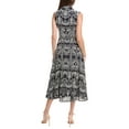 thumbnail image 2 of Badgley Mischka womens  Embroidered Midi Dress, 4, Blue, 2 of 3
