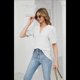 thumbnail image 2 of Camisas de Corta Abullonadas de Verano Blancas XXL, 2 of 8