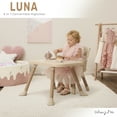 thumbnail image 5 of Dream On Me Luna 4-in-1 Convertible Baby High Chair in Beige, Transforms into Booster, Toddler Seat & Table Set, Adjustable and Removable Tray Portable High Chair, 5 of 14