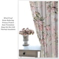 thumbnail image 2 of Vintage Rose Blackout Curtains, Delicate Pink Rose Lovely Botanical Print, Bedroom Living Room Kitchen Rod Pocket Curtains42X84x2 Inch, 2 of 6