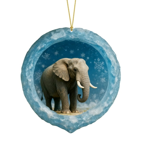 Decoraciones Del Árbol de Navidad 3.15x3.15 Pequeños Ornamentos Colgantes de Acrílico para el Hogar Y las Fiestas de Vacaciones