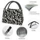 thumbnail image 4 of Fotbe Daisies Flowers Bolsa Térmica Portátil con Estampado, Bolsa de Entrega de Alimentos Aislada, Bolsa Reutilizable de Gran Capacidad para Comidas y Supermercado, 4 of 6