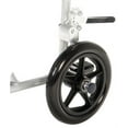 thumbnail image 2 of Carex Lightweight Aluminium Transport Wheelchair with 8" Wheels and 19" Seat, 300 lb Capacity, 2 of 5