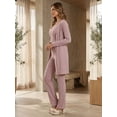 thumbnail image 4 of Conjunto Casual 3 Piezas Pantalón, Blusa y Cárdigan Cómodo y Elegante para Mujer, 4 of 5