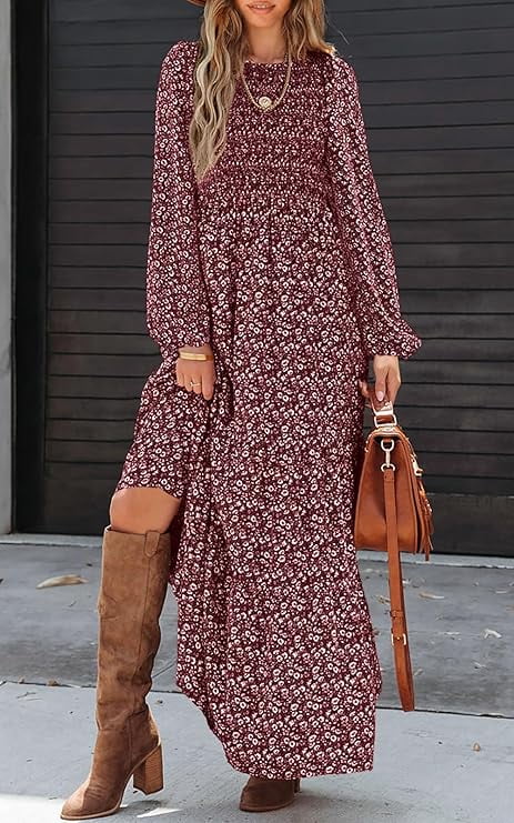 sachin and babi light blue dress 10 Insanely Chic Fall Dress Outfits That Will Instantly Elevate Your Style