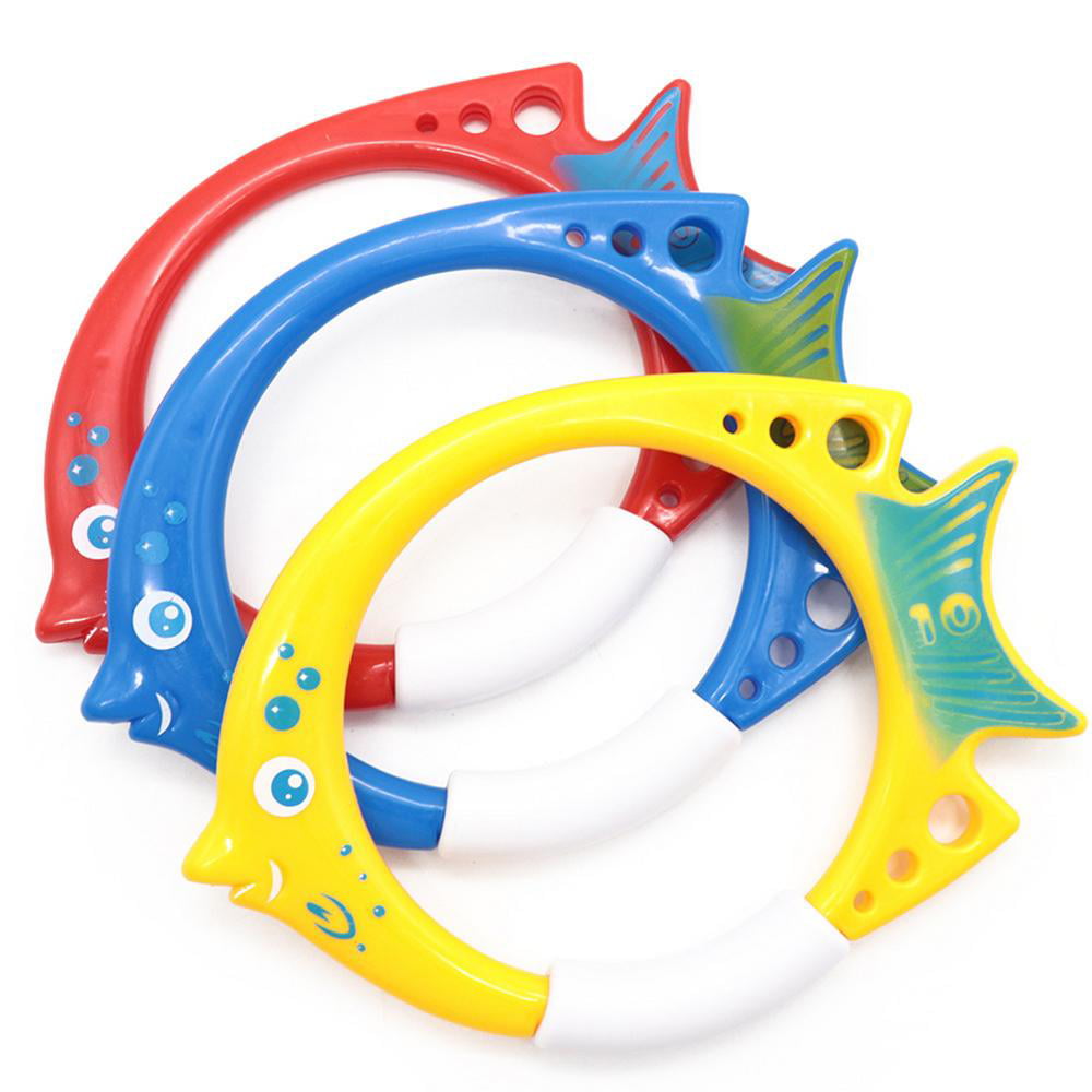 Pool or Bath NEW! Details about   SwimWays Gobble Gobble Guppies Educational Water Toy 