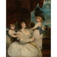 thumbnail image 3 of Sir Joshua Reynolds 15x18 Black Modern Framed Museum Art Print Titled - Portrait of Jane, Countess of Harrington, with Her Sons, the Viscount Petersham and the Honorable Lincoln&nbsp;Stanhope (17, 3 of 5