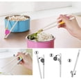thumbnail image 4 of 4 Pairs Kids Training Chopsticks,Right Learning Chopsticks for Children Toddler Beginners Right or Left Handed Reusable Chopstick Helper, 4 of 6