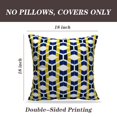 thumbnail image 2 of LALILO Throw Pillow Covers Ikat Classic Damask Ethnic Geometric Cushion Cover 18" x 18", 2 Pack, 2 of 6