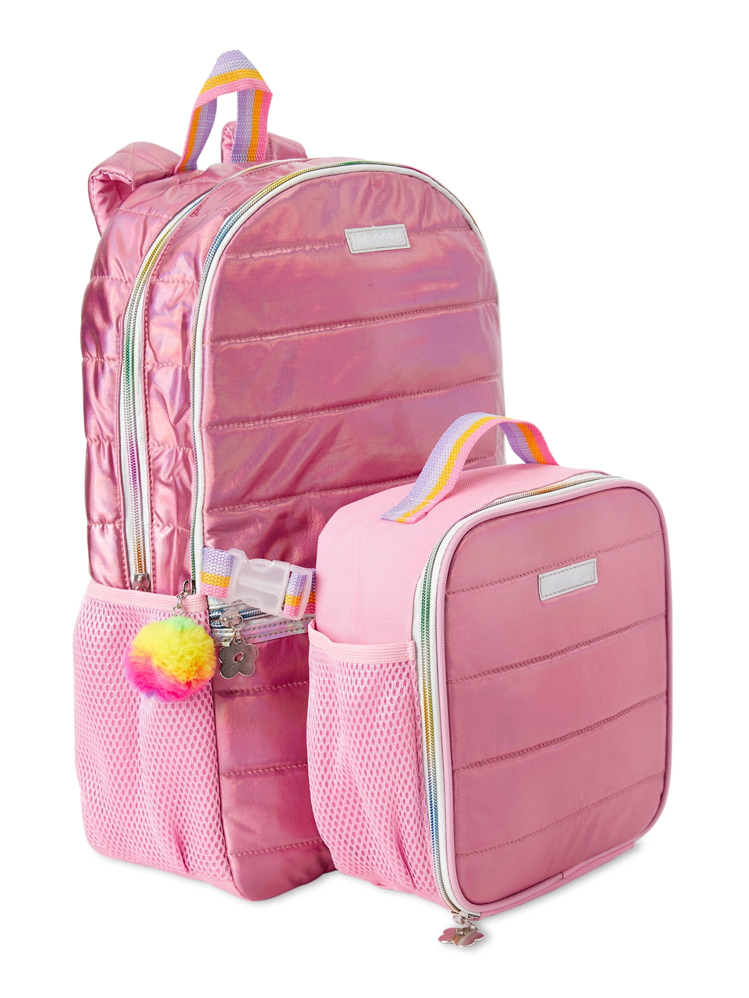 light pink lunch bag