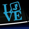 thumbnail image 1 of LOVE Twisties - Decal for MINI Cooper - Choose Color - [ICE BLUE], 1 of 1