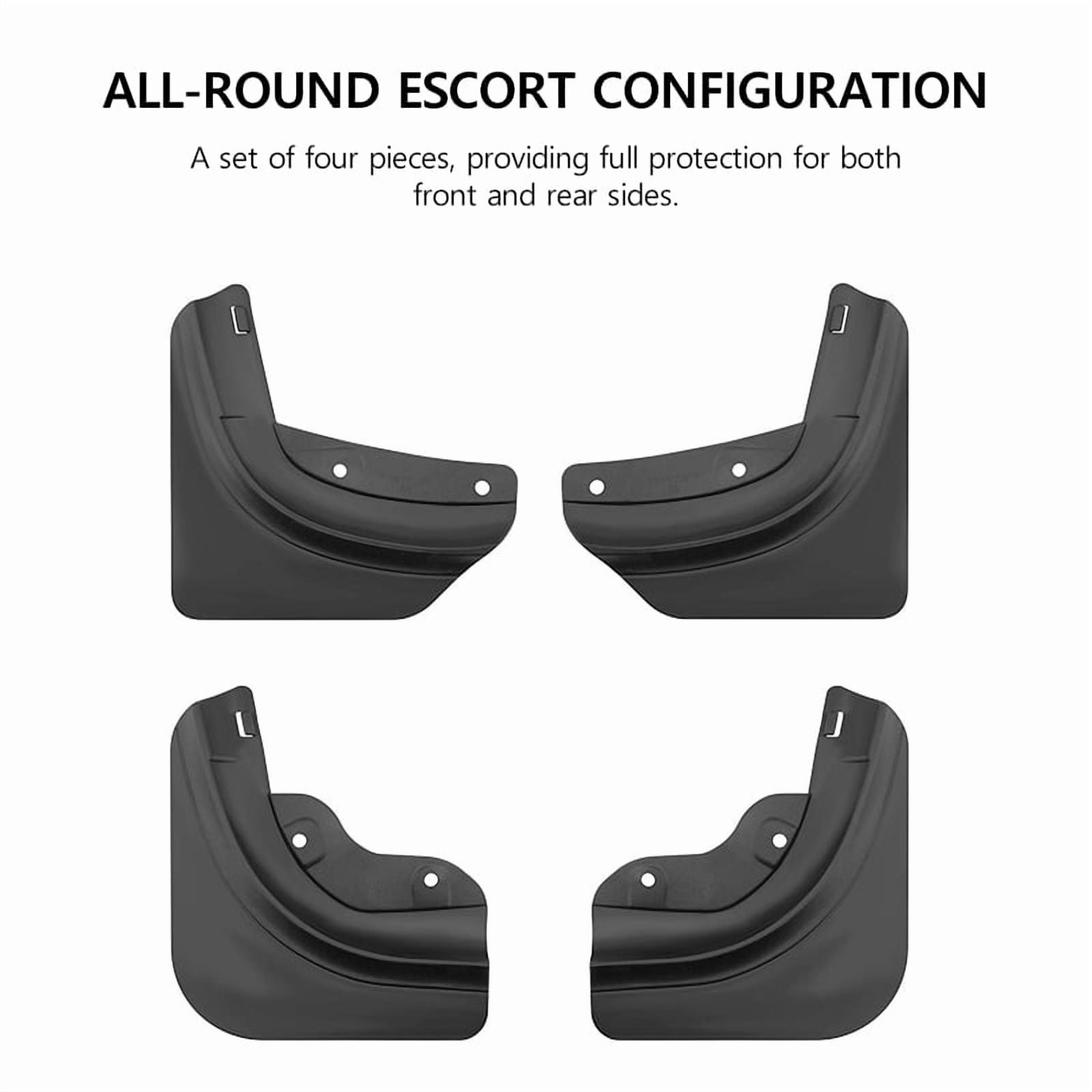 NovaAcc No - Drill Mud Flaps For Tesla Model Y Juniper 2025 TPE Flexible Mud Guards Scratch-Resistant Durable Car Body Protection Flaps