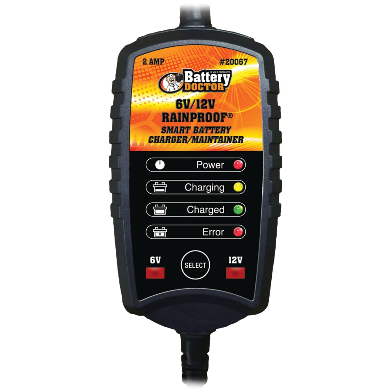 Battery Doctor 20067 Battery Doc 6V/12V 2A Rainproof CEC Charger
