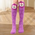 thumbnail image 6 of shamjina 1 Pair Kids Girls Knee High Socks 3-15 Years Comfortable Cotton Animal Socks Lion, 6 of 8