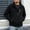 Black, variant on Fleece Jacket for Men Full‑Zip Thick Thermal Stand Collar Jackets with Pockets Soft Cargo Jacket for Fall Winter Outdoors Work Daily Casual Layering Wear