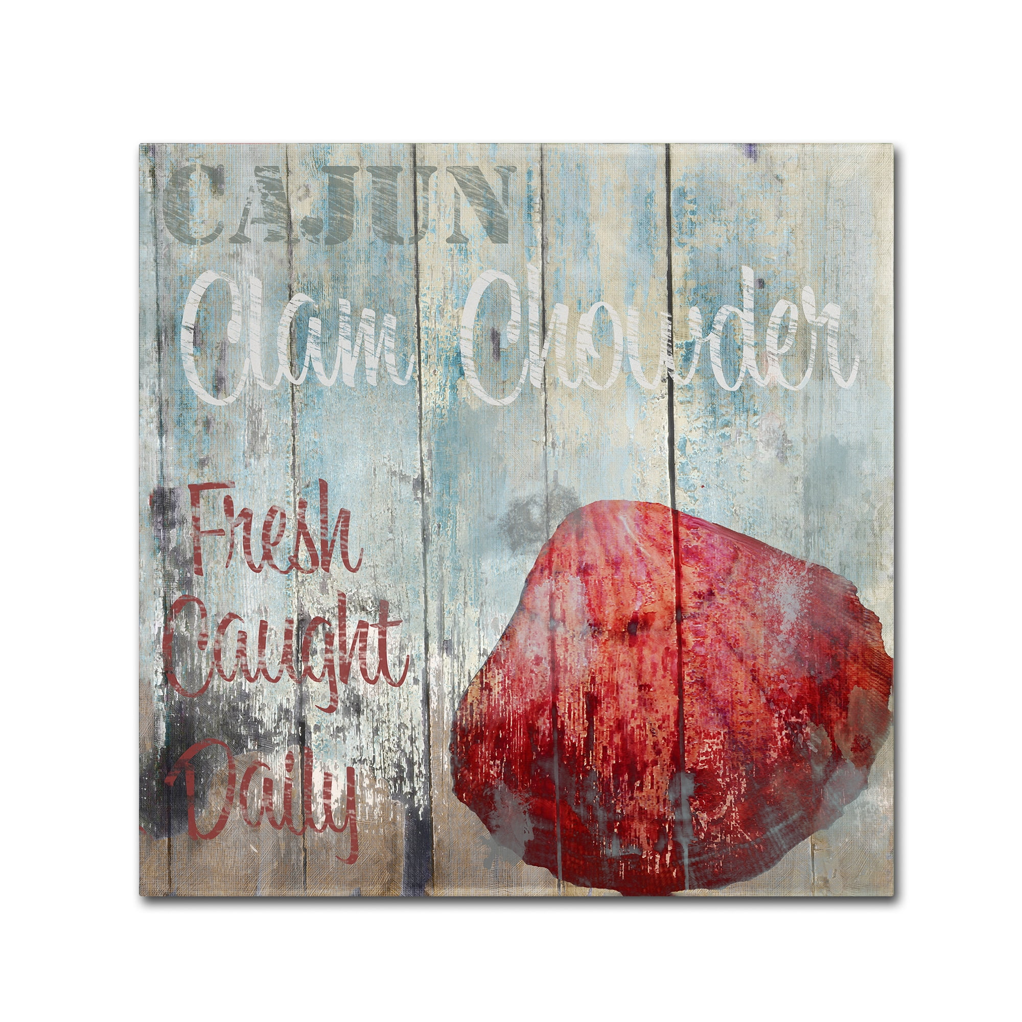 Trademark Fine Art "New Orleans Seafood IV" Canvas Art by Color Bakery