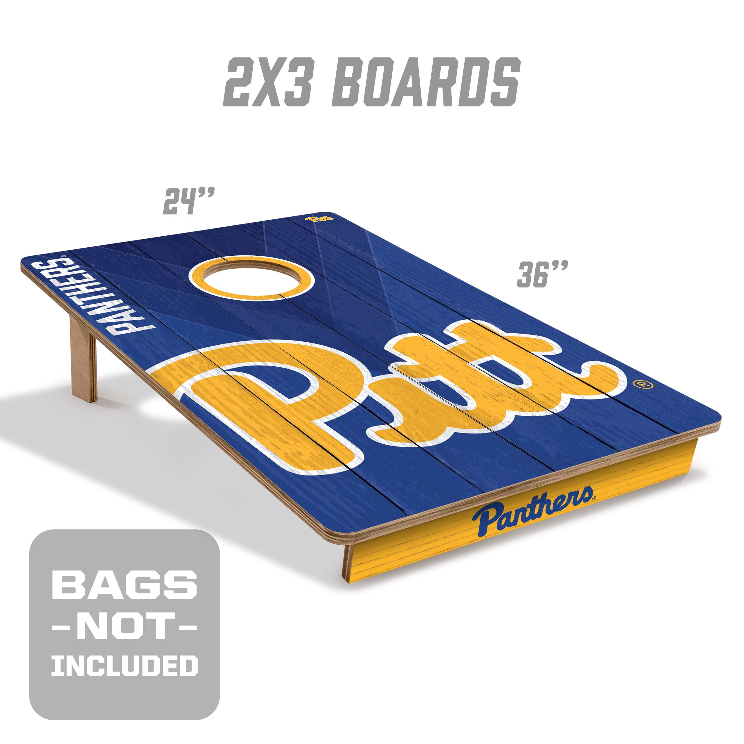 YouTheFan NCAA Pittsburgh Panthers 2' x 3' Cornhole Game No Bags