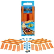 Mattel BHT77 Track Builder Straight Track with Car, 15 Feet