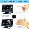 thumbnail image 7 of CAMOTUSE Digital Desk Alarm Clock Weather Thermometer Humidity Monitor Reloj despertador, 7 of 7