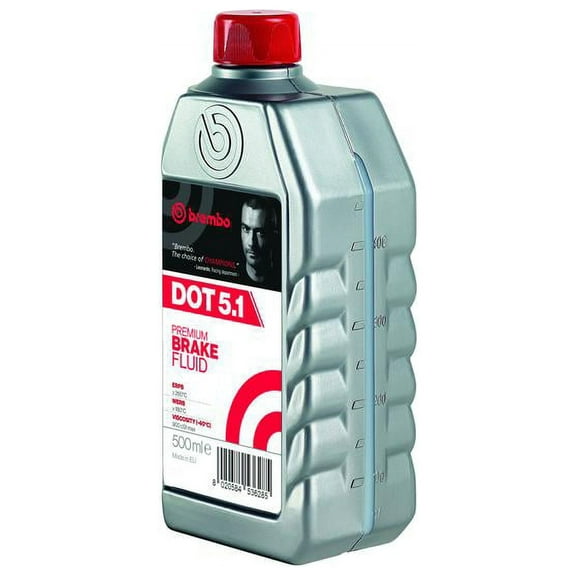 Brake Fluid 0.5L Bottle 500ml Dot 5.1 Brembo Premium 0.5 Liter DBP 260C WBP 180