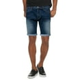 thumbnail image 1 of CULTURA Men's Denim Shorts Fashion Roll Up Slim Fit Modern Stretch Jean Shorts for Men, 1 of 7