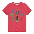 thumbnail image 2 of Pete The Cat - Favorite Dinosaurs - Toddler Short Sleeve Graphic T-Shirt, 2 of 6