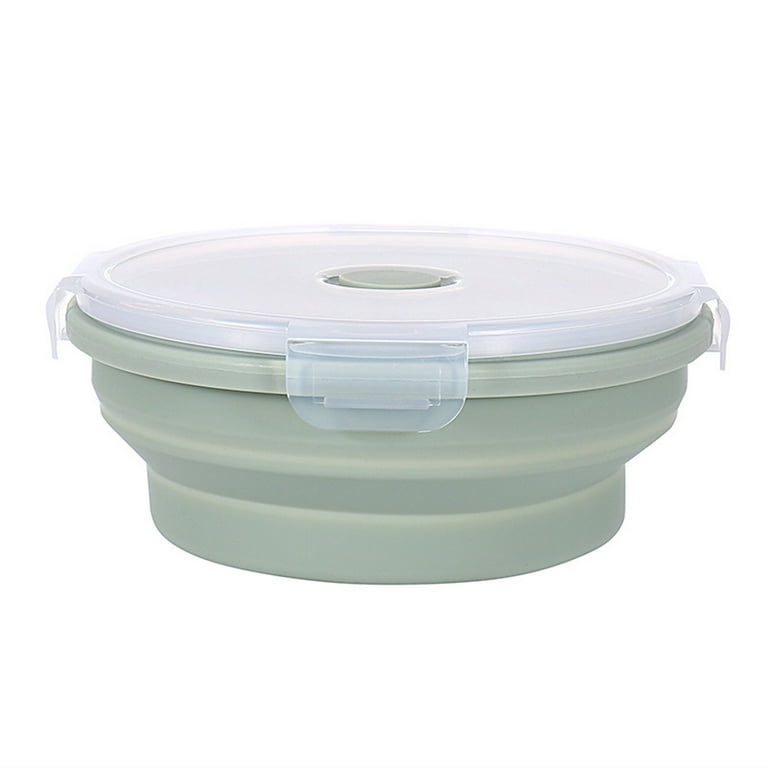 Food Storage Containers with Lids Silicone Collapsible Lunch/Fruit
