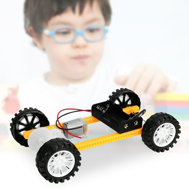 Coche de juguete, coche con transmisión por engranajes, coche de bricolaje con transmisión por engranajes, coche probado profesionalmente