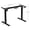 Black, variant on Dual Motor Adjustable Electric Stand Up Office Desk Frame, with USB Charging Port, Support 220 lbs, 47" Height and Memory Presets, White, Frame Only