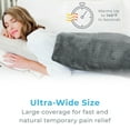 thumbnail image 2 of Pure Enrichment PureRelief Ultra-Wide Microplush XXL Electric Heating Pad, 20x24", for Back Pain & Cramps, 6 Settings, Washable, 2 of 9