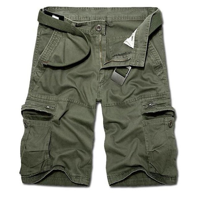 Men Hiking Climbing Cargo Shorts Multi-pocket Combat Work Pants Bottoms