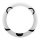 thumbnail image 5 of Funda para volante de coche, funda de felpa para volante, accesorios para coche, protección En blanco y negro, 5 of 9