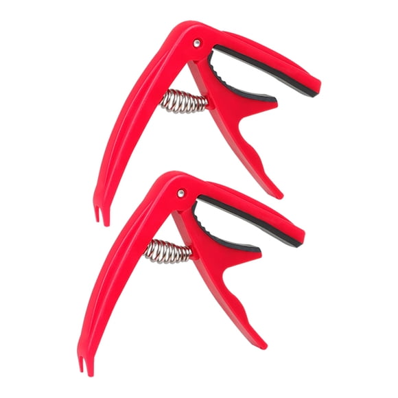 YSNOOWE 2Ud Accesorio Capo Rojo Para Guitarra Adaptable Para Guitarra Acústica Y Eléctrica Con Presión Equilibrada