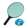 thumbnail image 3 of Equipo de práctica de raqueta de tenis ños, práctica de tenis individual, entrenador de tenis individual portátil con Base y pelota para parque verde Zulema Raquetas de tenis para niños, 3 of 8