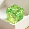 thumbnail image 6 of TOYOUME Glitter Ice Cube Squishy, Green, 6 of 7