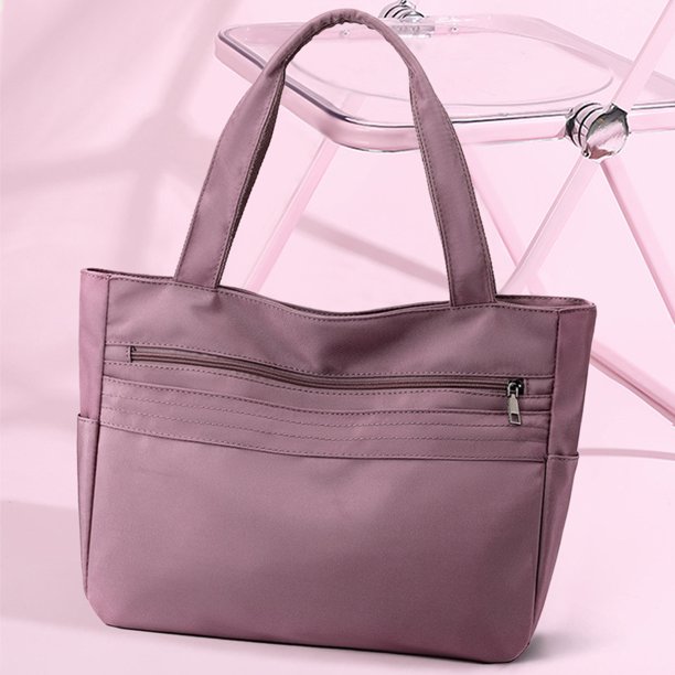 Bolso de mano simple de gran capacidad para mujer Bolsos de mano impermeables Bolso cuadrado informal