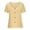 Yellow, variant on ZKCCNUK Womens Tops Fashion Summer Short Sleeve Round-Neck Solid Casaul Tops T-shirt